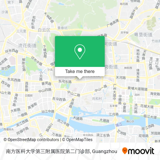 南方医科大学第三附属医院第二门诊部 map