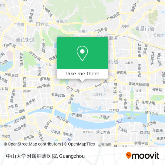 中山大学附属肿瘤医院 map