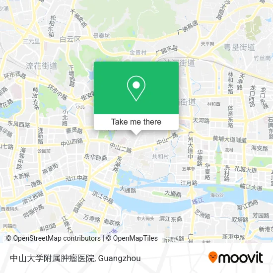 中山大学附属肿瘤医院 map