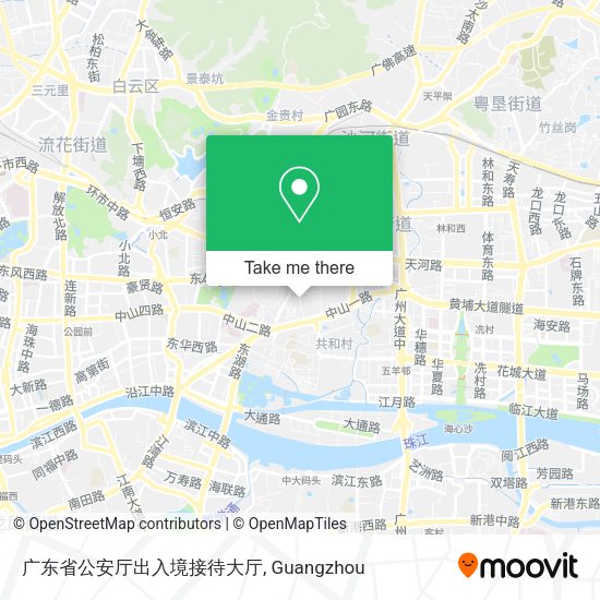 广东省公安厅出入境接待大厅 map