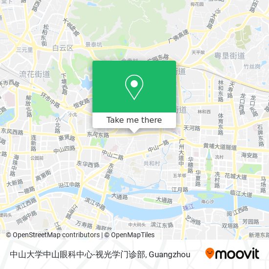 中山大学中山眼科中心-视光学门诊部 map