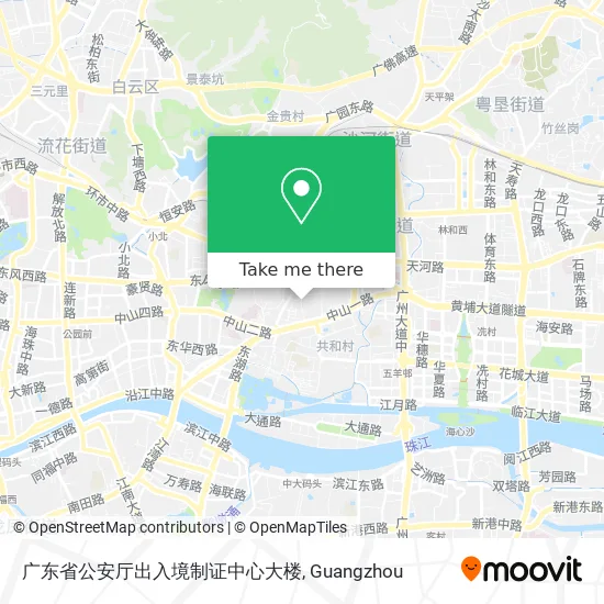 广东省公安厅出入境制证中心大楼 map