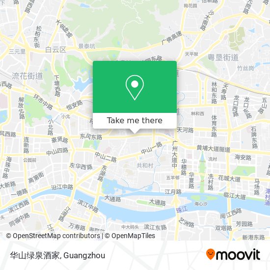 华山绿泉酒家 map