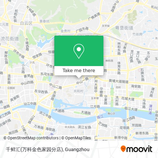 千鲜汇(万科金色家园分店) map