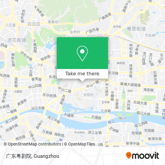 广东粤剧院 map
