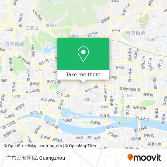 广东民安医院 map