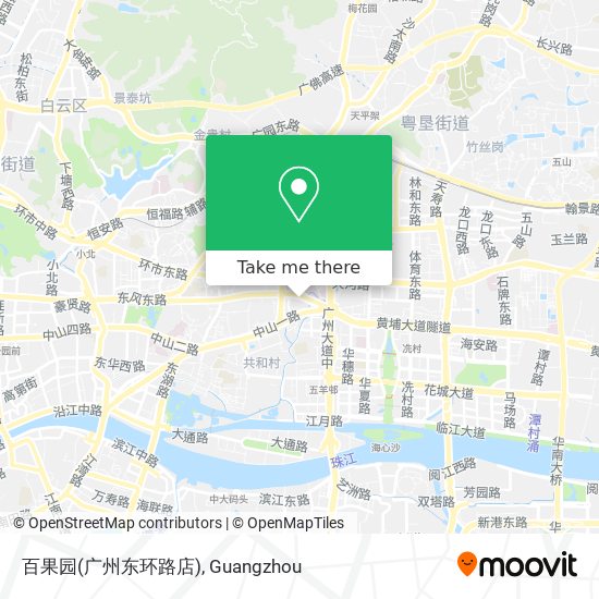 百果园(广州东环路店) map