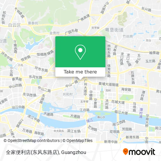 全家便利店(东风东路店) map
