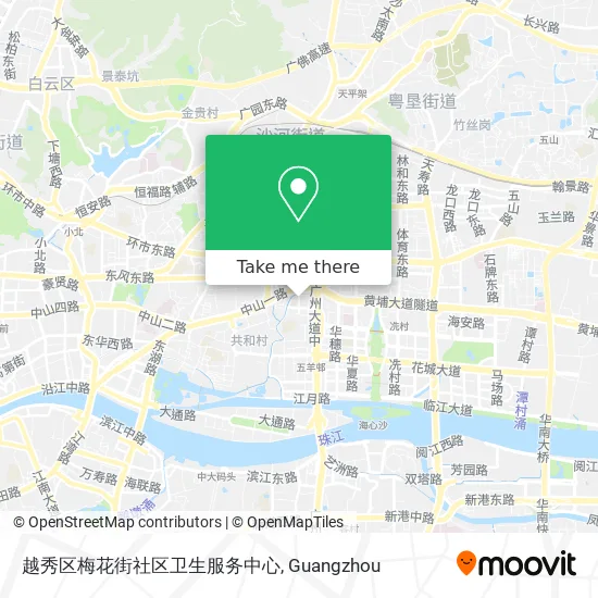 越秀区梅花街社区卫生服务中心 map
