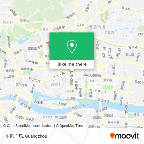 东风广场 map