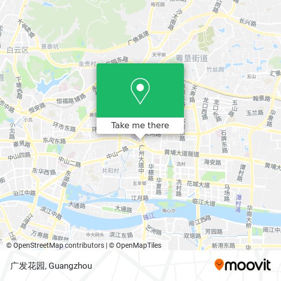 广发花园 map
