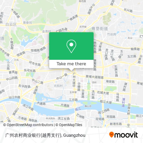 广州农村商业银行(越秀支行) map