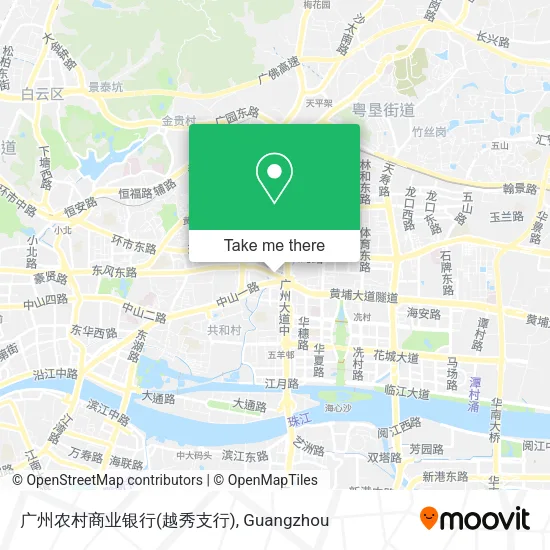 广州农村商业银行(越秀支行) map