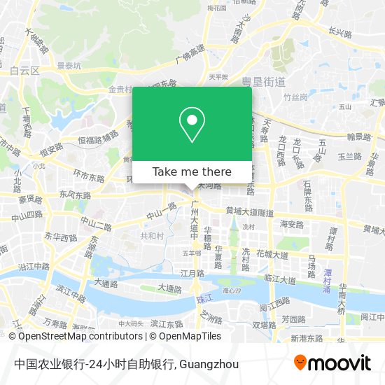 中国农业银行-24小时自助银行 map