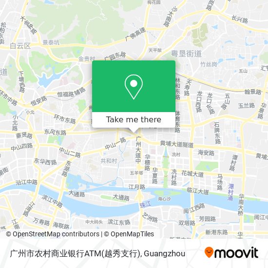 广州市农村商业银行ATM(越秀支行) map