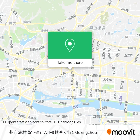 广州市农村商业银行ATM(越秀支行) map