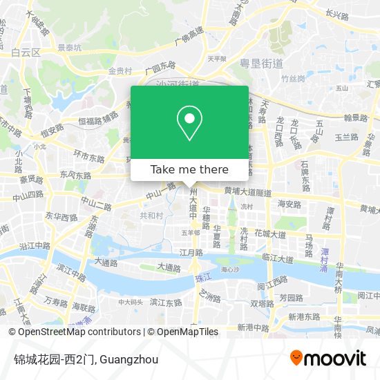 锦城花园-西2门 map