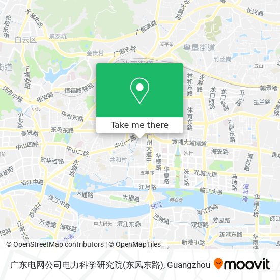广东电网公司电力科学研究院(东风东路) map
