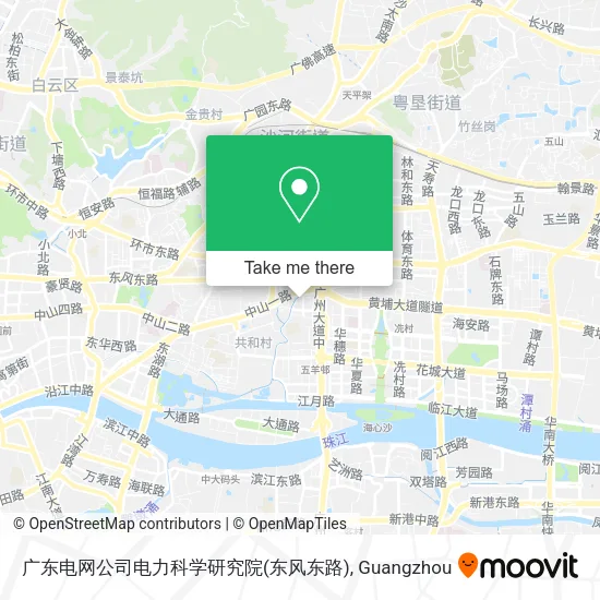 广东电网公司电力科学研究院(东风东路) map