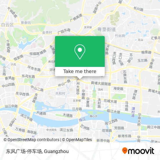 东风广场-停车场 map
