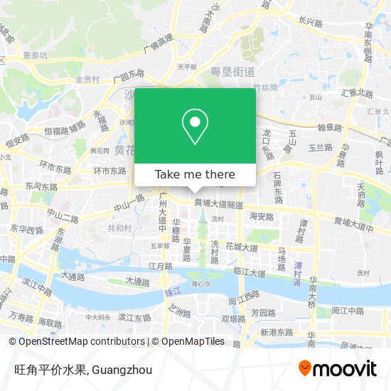 旺角平价水果 map