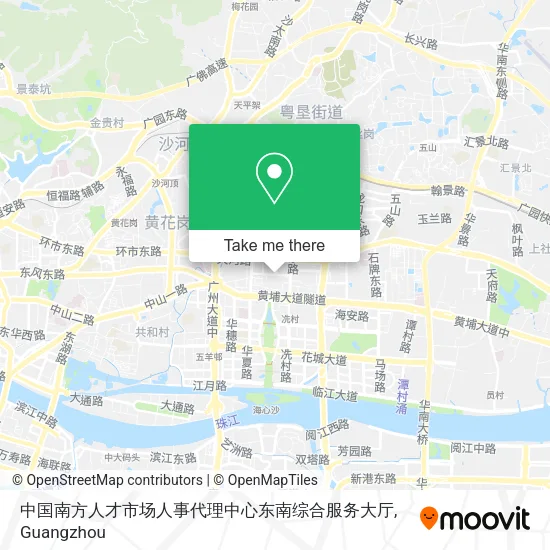 中国南方人才市场人事代理中心东南综合服务大厅 map