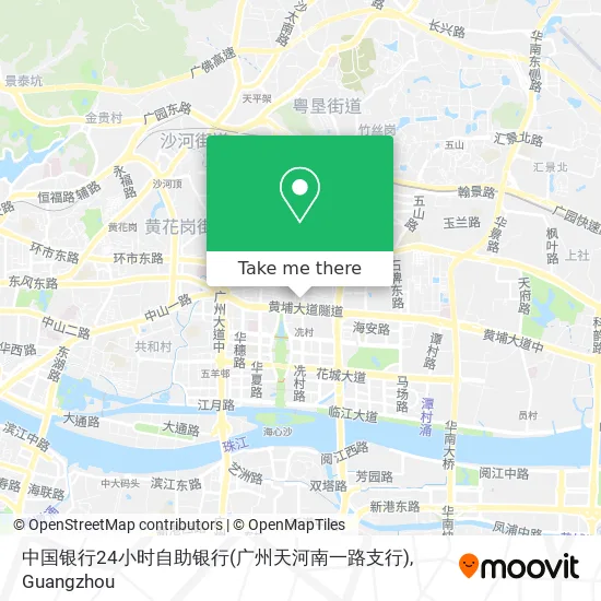 中国银行24小时自助银行(广州天河南一路支行) map