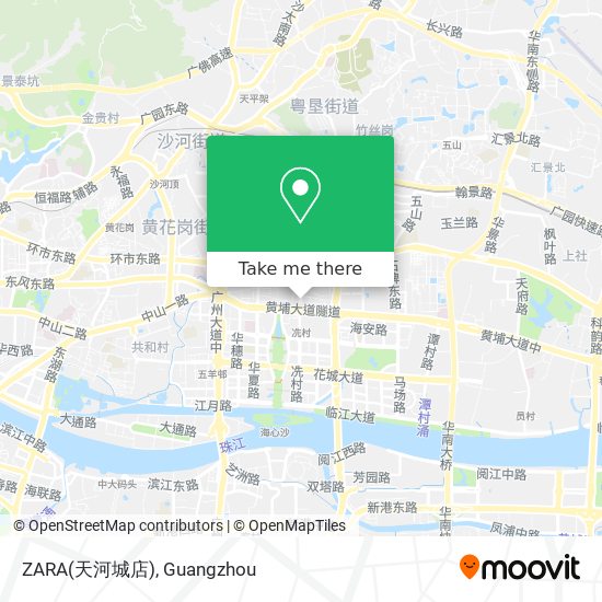 ZARA(天河城店) map