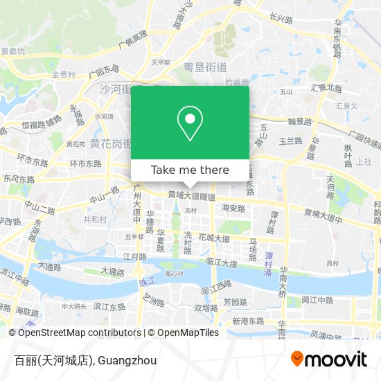 百丽(天河城店) map