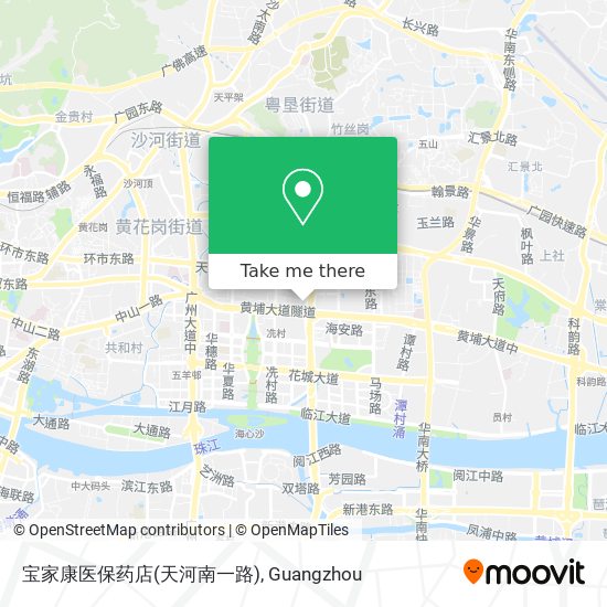 宝家康医保药店(天河南一路) map