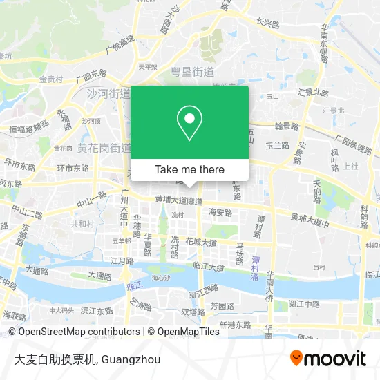 大麦自助换票机 map