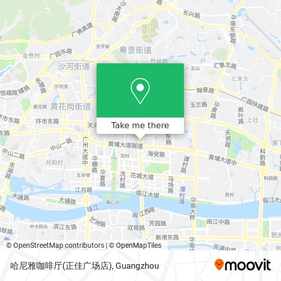 哈尼雅咖啡厅(正佳广场店) map