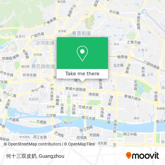 何十三双皮奶 map