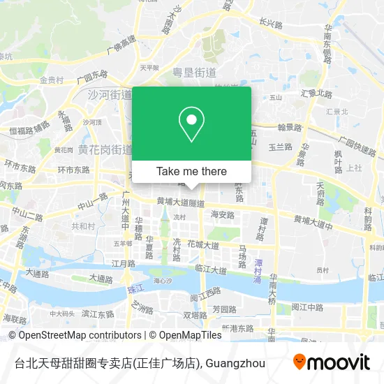 台北天母甜甜圈专卖店(正佳广场店) map