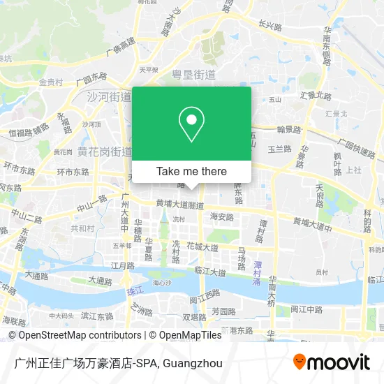 广州正佳广场万豪酒店-SPA map