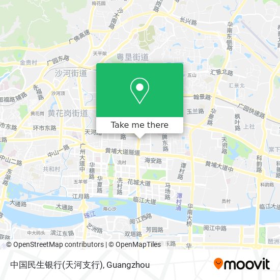 中国民生银行(天河支行) map