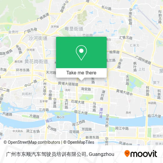 广州市东顺汽车驾驶员培训有限公司 map