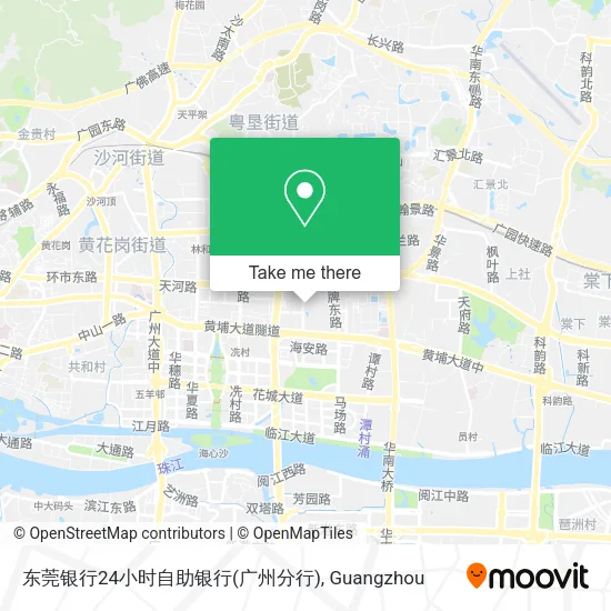 东莞银行24小时自助银行(广州分行) map