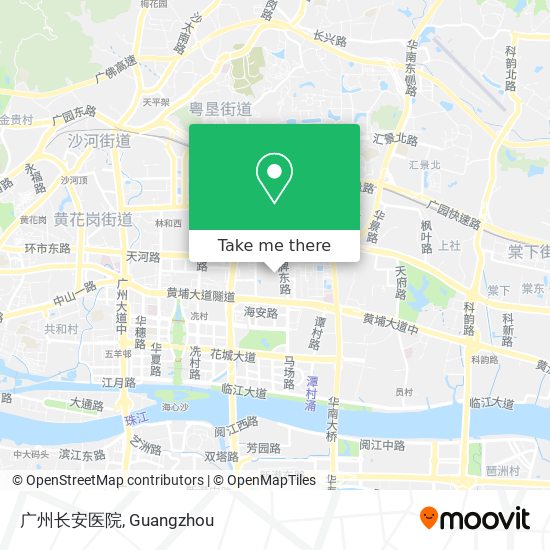 广州长安医院 map