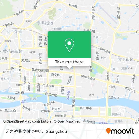 天之骄桑拿健身中心 map