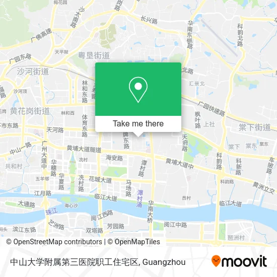 中山大学附属第三医院职工住宅区 map