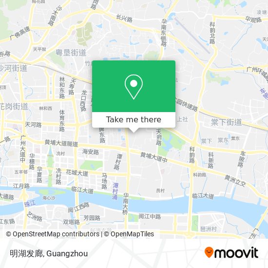 明湖发廊 map