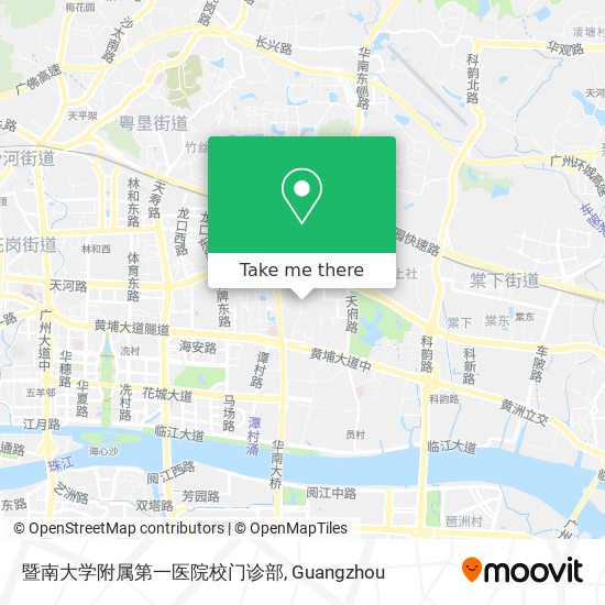暨南大学附属第一医院校门诊部 map