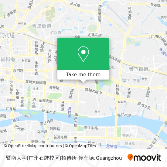 暨南大学(广州石牌校区)招待所-停车场 map