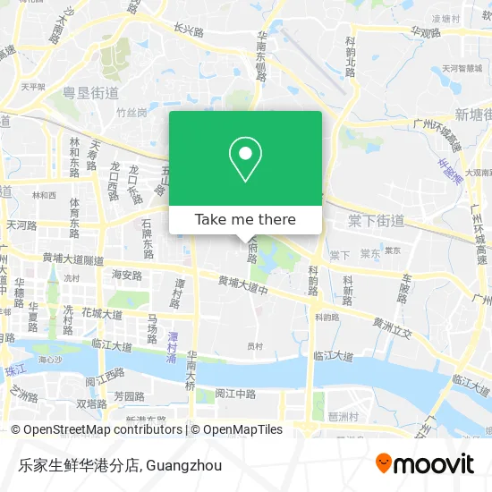 乐家生鲜华港分店 map