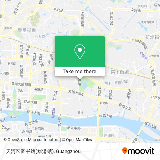 天河区图书馆(华港馆) map