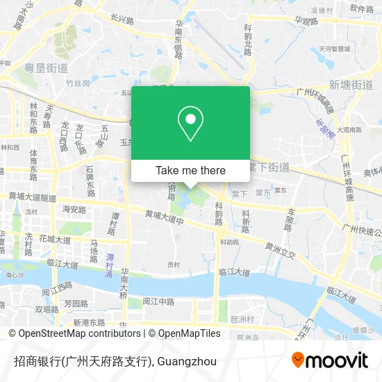 招商银行(广州天府路支行) map