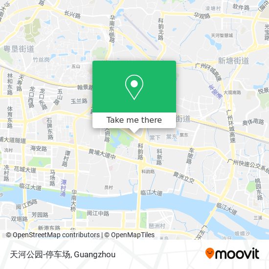 天河公园-停车场 map