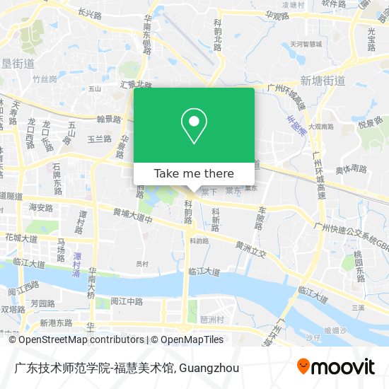 广东技术师范学院-福慧美术馆 map