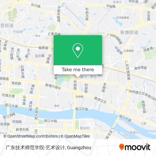 广东技术师范学院-艺术设计 map